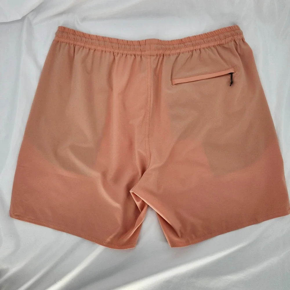 Free Fly Mens Andros Trunk Size XL Orange Dusk UPF50+ Swim Short Performance NWT